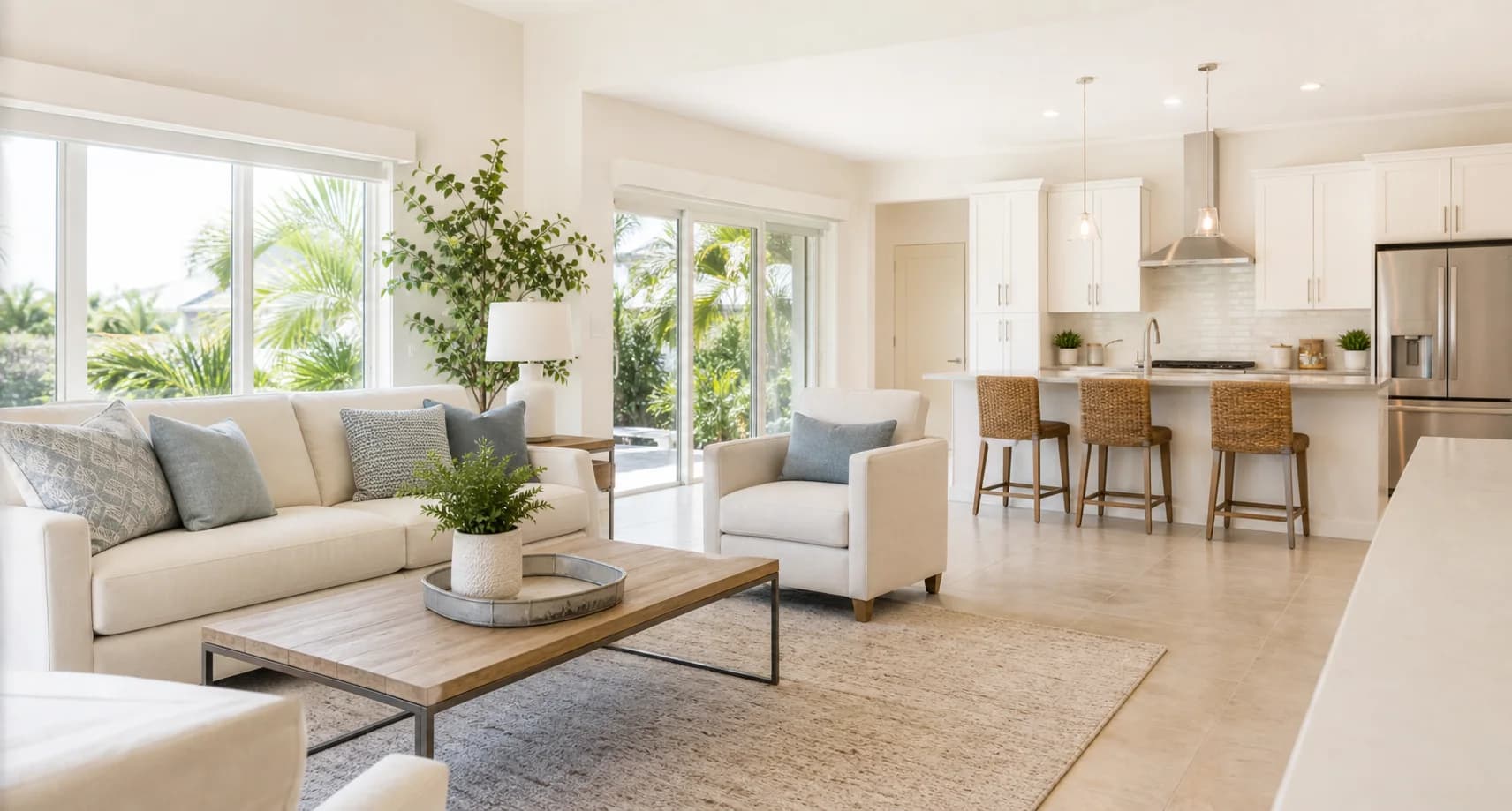 Illustrative professional home cleaning service